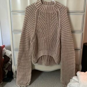 Tan FreePeople Sweater Sz M